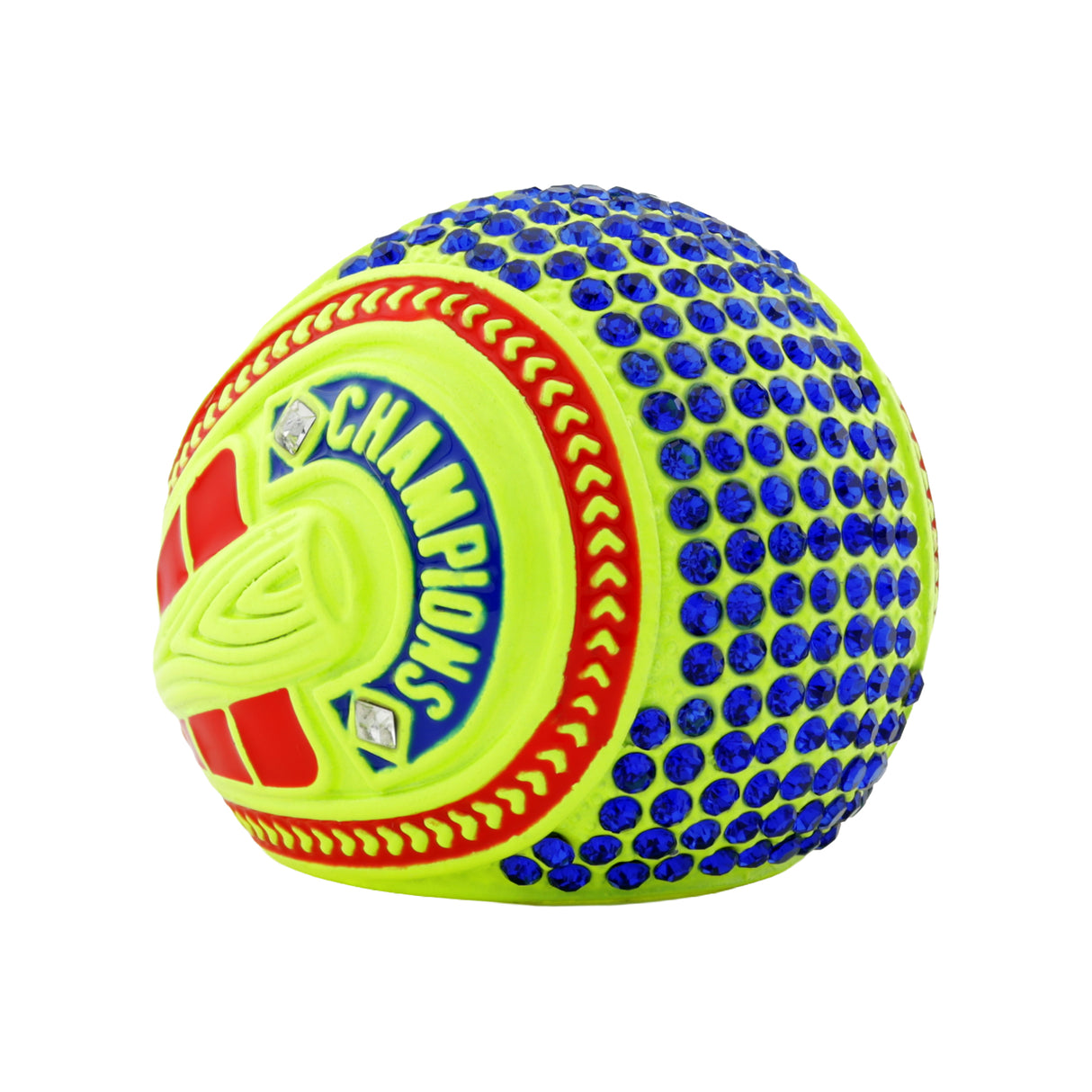 GEN26A Neon Yellow/Red/Blue Champions Ring