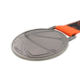 MED27 Basketball Medal - Antique Nickel&Orange