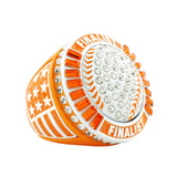 GEN26E Glitter Orange Finalist Ring
