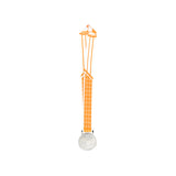MED27 3'' Silver/Orange&White Soccer Medal
