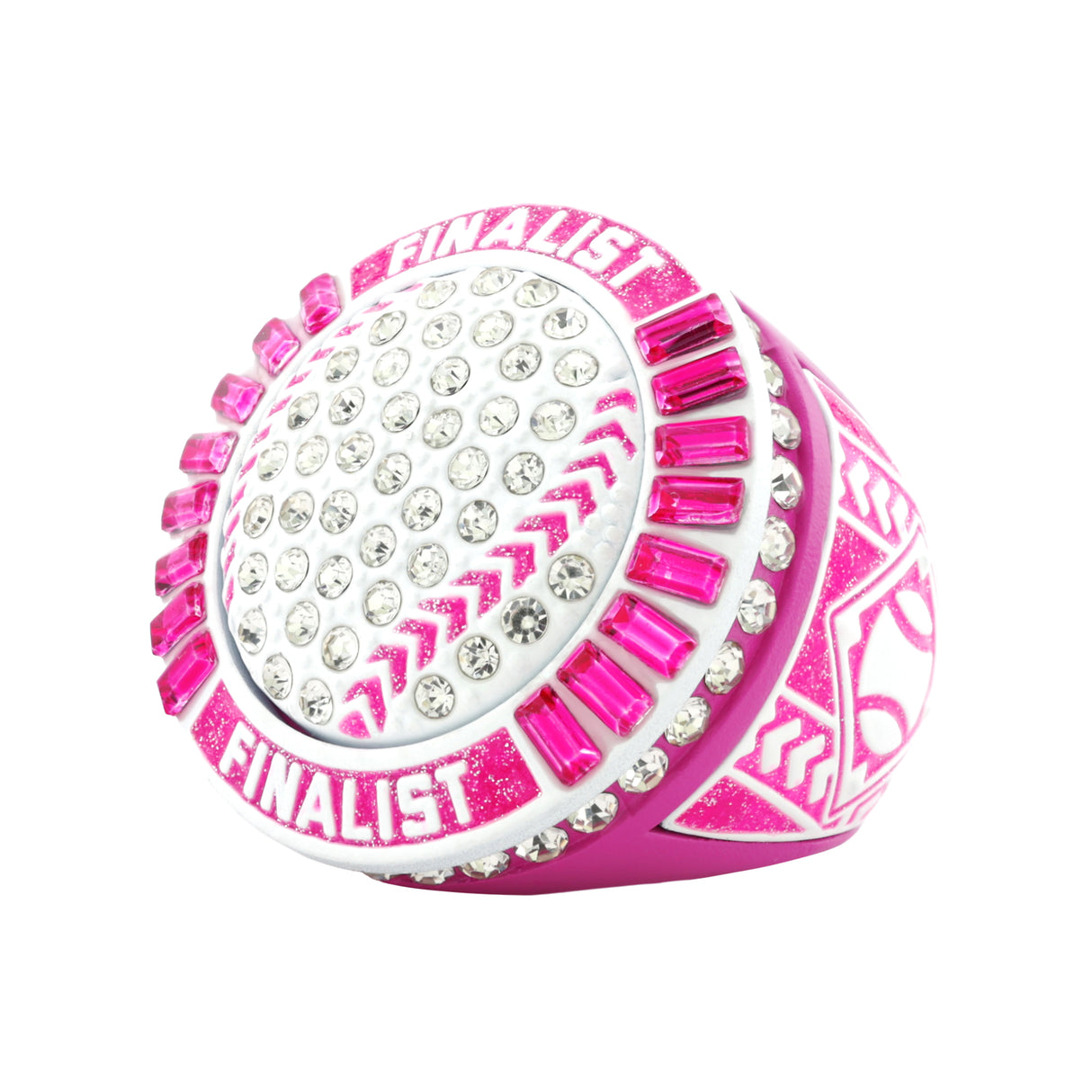 GEN26E Glitter Pink Finalist Ring