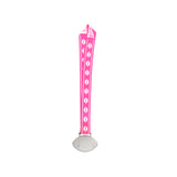 MED27 4'' Silver/Pink&White Football Medal
