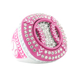 GEN26B Pink&White Finalist Ring
