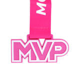 MED25 MVP 4" Medal - Pink&White 1