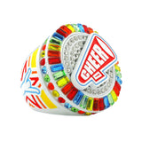 Cheer26 Rainbow All Stones Ring