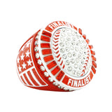 GEN26E Glitter Red Finalist Ring