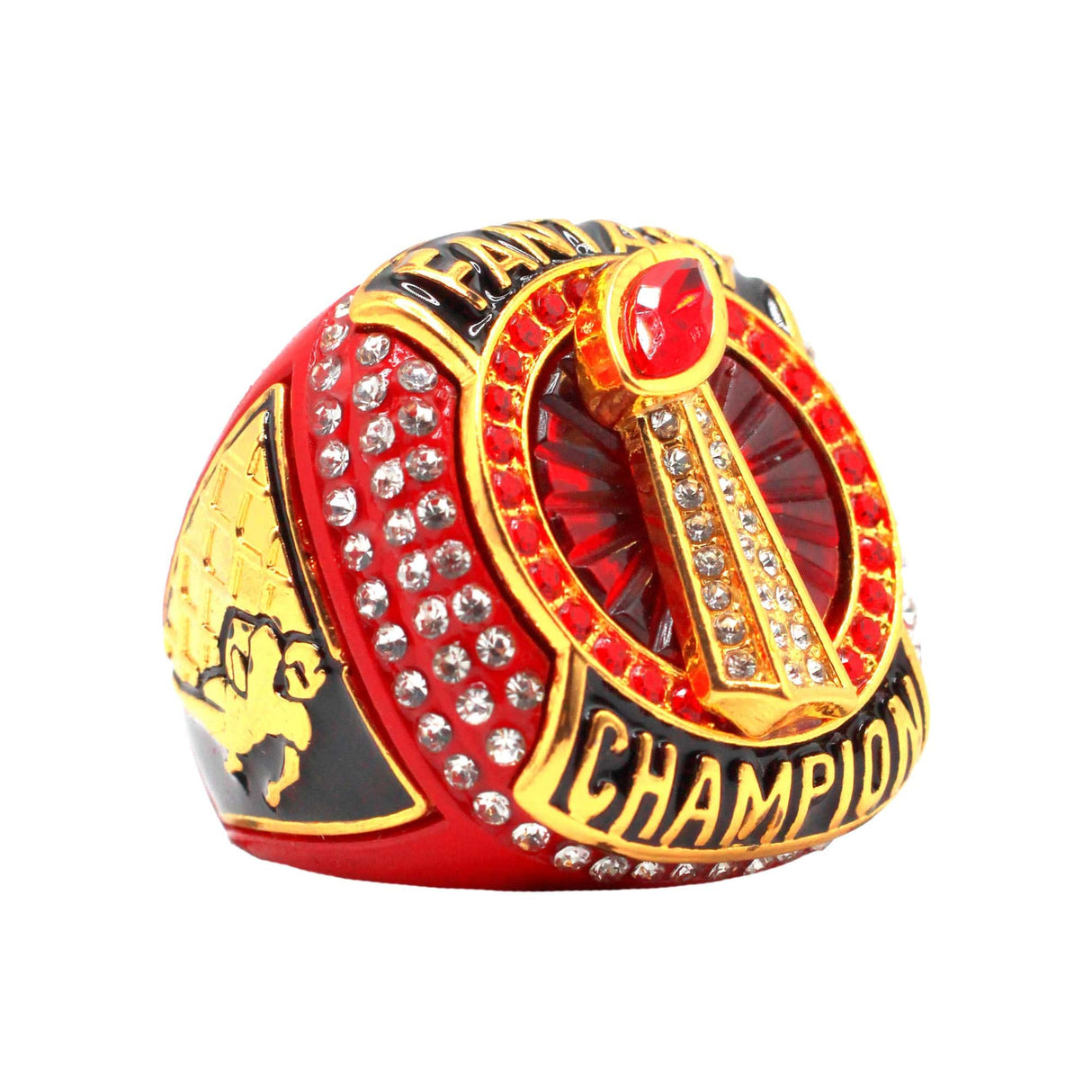 Fantasy Football Red Champion Ring