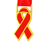 MED26 Ribbon Gold&Red