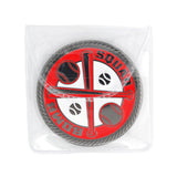 Bomb Squad Neon Red Coin