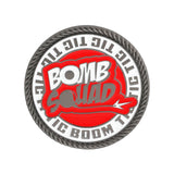 Bomb Squad Neon Red Coin