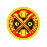 Bomb Squad Black Red & Yellow Coin
