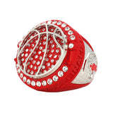 Basketball3 Neon Red Finalist Ring