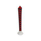MED27 4'' Silver/Black&Red Football Medal