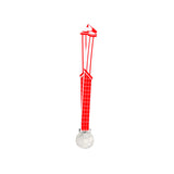 MED27 3'' Silver/Red&White Soccer Medal