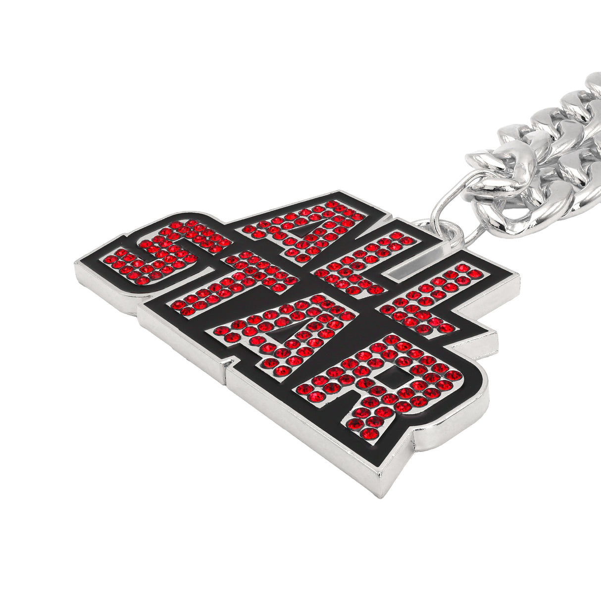 All Star Stone Chain Silver/Red