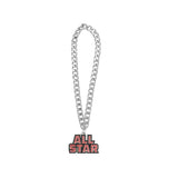All Star Stone Chain Silver/Red