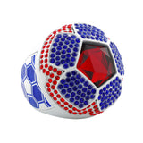 Soccer25 Whiteout All Stones Ring