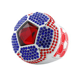 Soccer25 Whiteout All Stones Ring