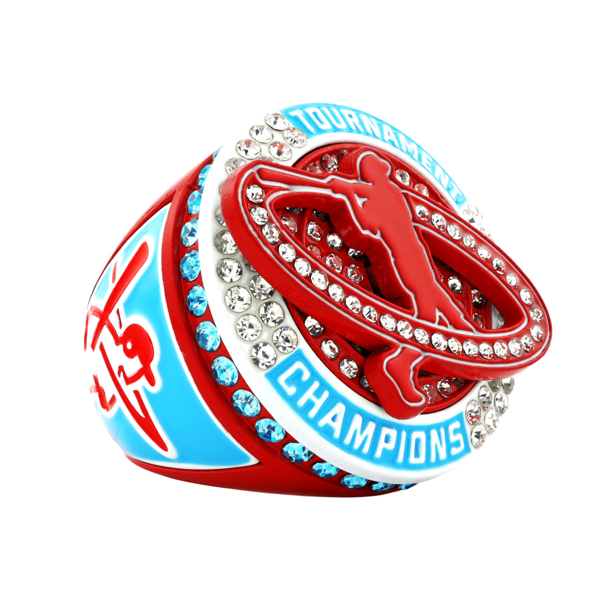GEN26C Baseball Red&Blue Tournament Champions Ring