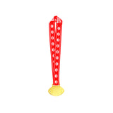 MED27 4'' Gold/Red&White Football Medal