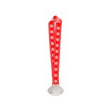 MED27 4'' Silver/Red&White Football Medal