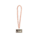 Player Of The Game Stone Chain Rose Gold&Clear