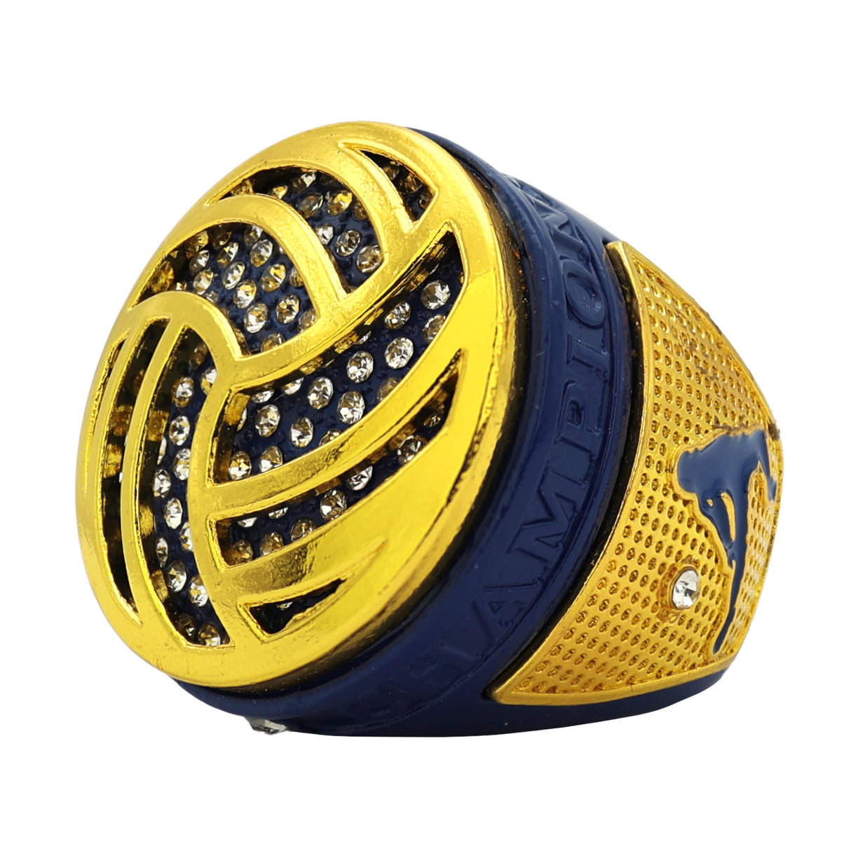 Volleyball Royal Blue Champions Ring
