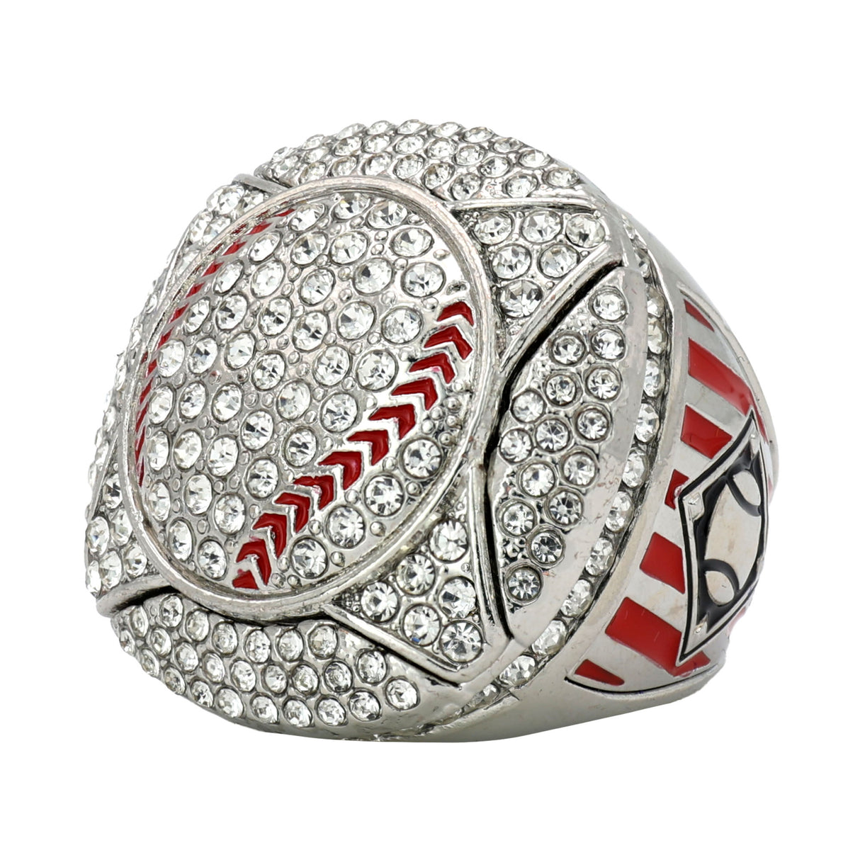 GEN25B Silver All Stones Ring