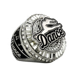 Dance27 Platinum All Stones Ring