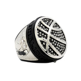 Basketball2 Black Finalist Ring