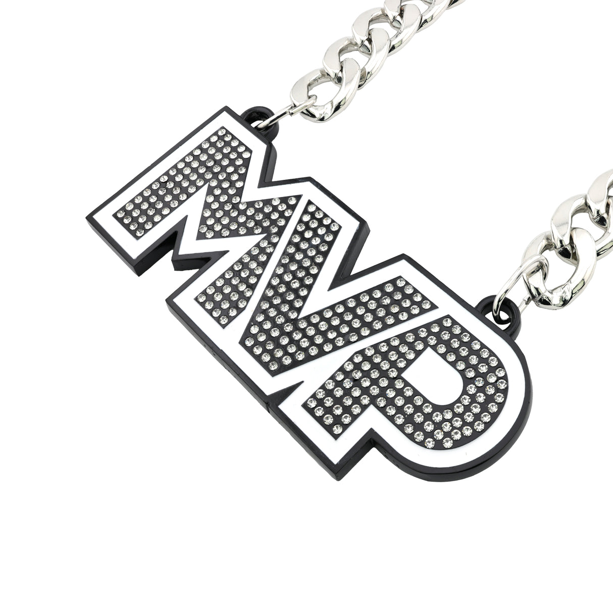 MVP26 Stone Chain Black/Silver/Clear