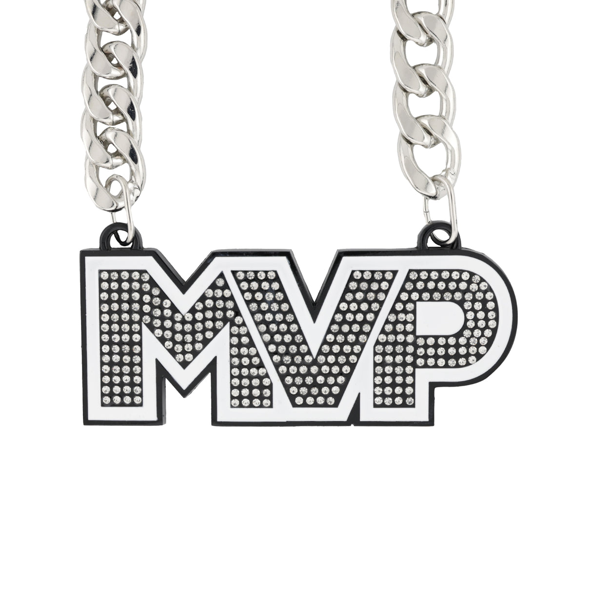 MVP26 Stone Chain Black/Silver/Clear