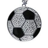 MED2 Soccer Bling Medal Silver