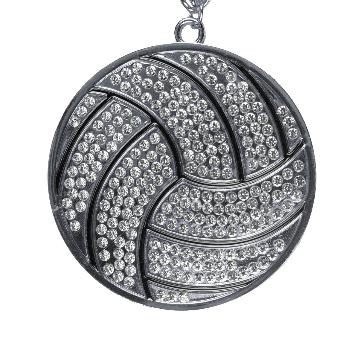 MED2 Volleyball Bling Medal Silver