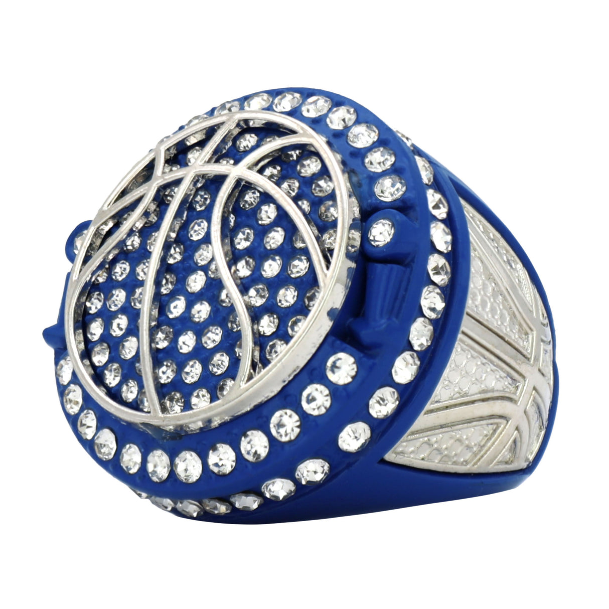 Basketball3 Royal Blue All Stones 2 Ring