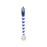 Med26 3.25" Blank Star Medal Silver&Blue