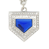 Pendant26 Finalist Chain Silver/Blue