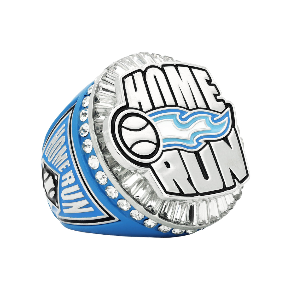 Home Run Blue&Silver Ring