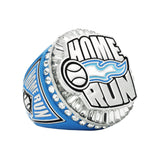 Home Run Blue&Silver Ring