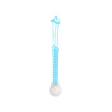 MED27 3'' Silver/Carolina&White Volleyball Medal