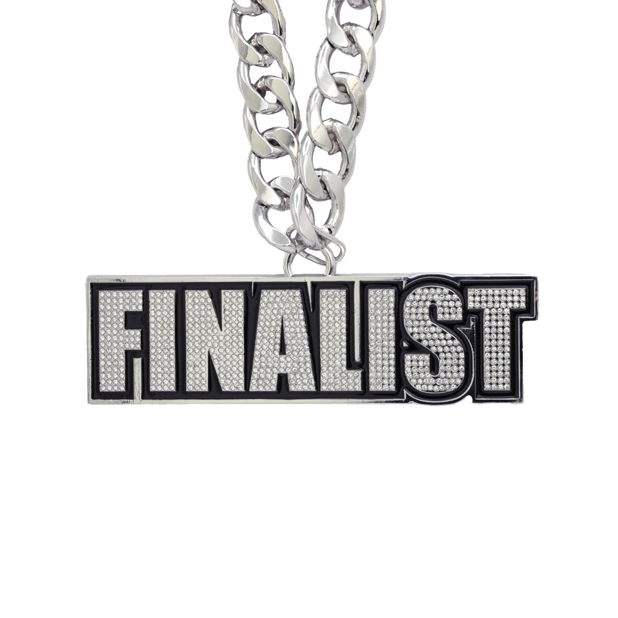Gen Stone Chain Silver&Clear Finalist