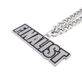 Gen Stone Chain Silver&Clear Finalist