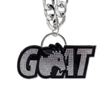 Goat Stone Chain Silver