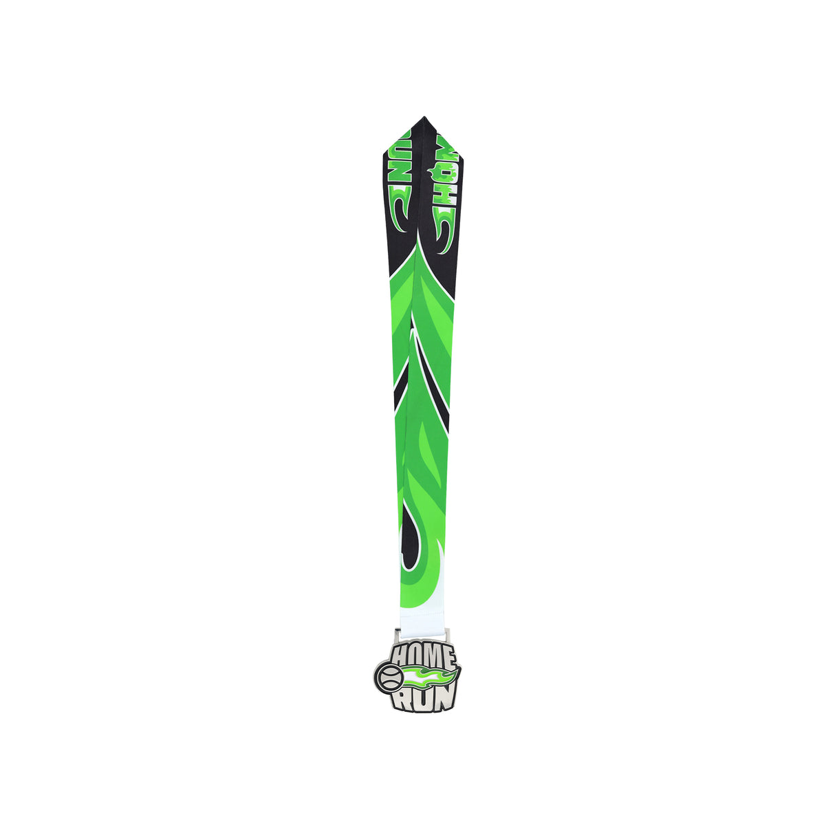MED27 Home Run Medal Silver&Green
