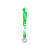 MED27 3'' Silver/Green&White Basketball Medal