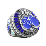 Boxing27 Gunmetal&Blue Champions Ring
