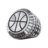 Basketball27A Gunmetal&Platinum Champions Ring