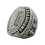 Football26A Gunmetal&Silver Champions Ring
