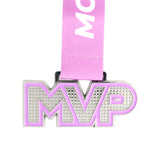 MED25 MVP 4" Medal - Silver&Lilac