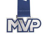 MED25 MVP 4" Medal - Silver/Navy